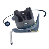 Vista della rotazione della base - Seggiolino auto i-Size 40-105 cm Swandoo Marie