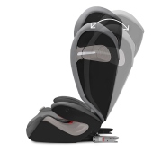 Vista reclinazione schienale - Seggiolino auto i-Size 100-150 cm Cybex Solution S i-Fix