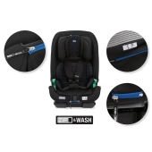 Dettagli seggiolino e zip - Seggiolino auto i-Size 40-150 cm Chicco MySeat i-Size Air Zip&Wash