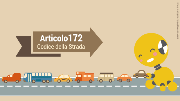 Articolo 172 del Codice della Strada: i bimbi in auto secondo la legge