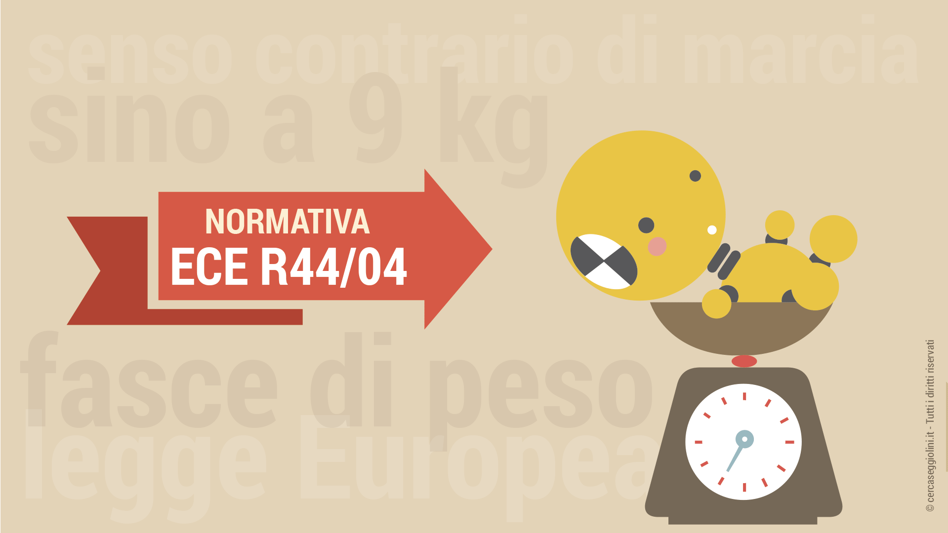 ECE R44 la vecchia normativa sui sistemi di ritenuta