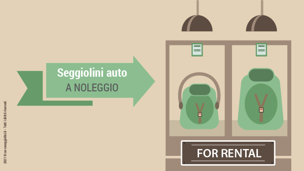 Il noleggio del seggiolino auto: ecco come e cosa fare