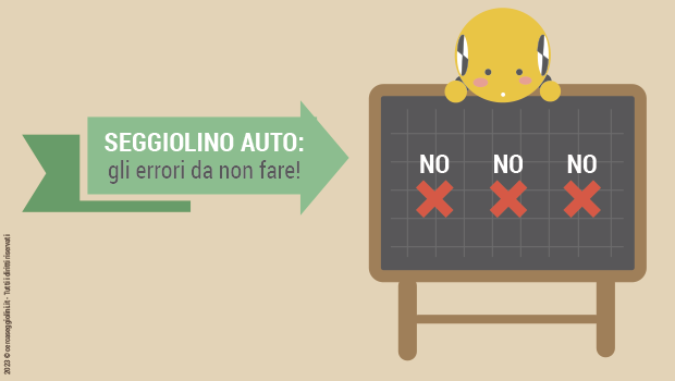 Seggiolini auto per bambini: i 10 errori da non fare mai