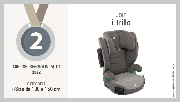 Migliori seggiolini auto i-Size da 100 a 150 cm 2022 - Secondo posto - Joie i-Trillo