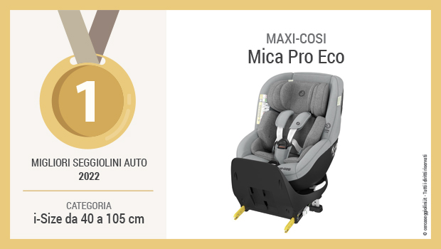 Migliori seggiolini auto i-Size da 40 a 105 cm 2022 - Primo posto - Maxi-Cosi Mica Pro Eco