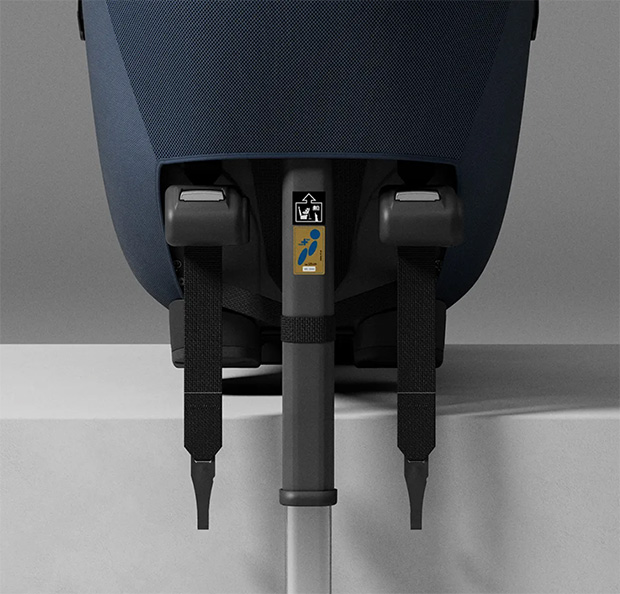 Axkid Minikid 4 Max - Dettagli cinghie di installazione