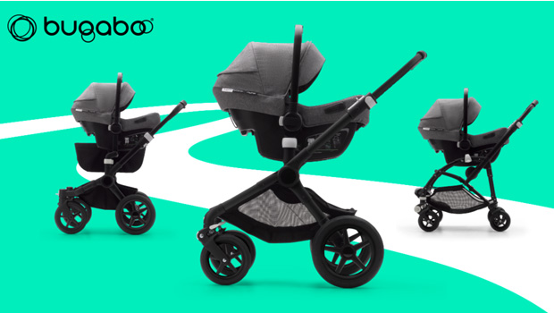 Bugaboo Turtle Air installato su alcuni telai di passeggini Bugaboo