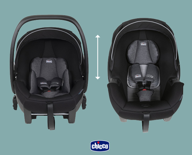 Chicco Kory Plus Porta Bambino I-Size Da 40 A 85 Cm – Con Sistema Easy-Boarding, Pieghevole, Omologato ADAC 4 Stelle