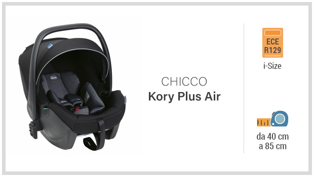 Chicco Kory Plus Air i-Size - Miglior ovetto i-Size nei Crash Test ADAC