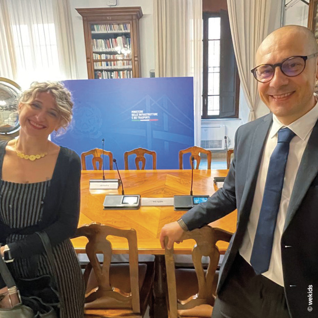 weKids presente durante l'incontro con Salvini per la campagna Bimbi Sicuri 2026