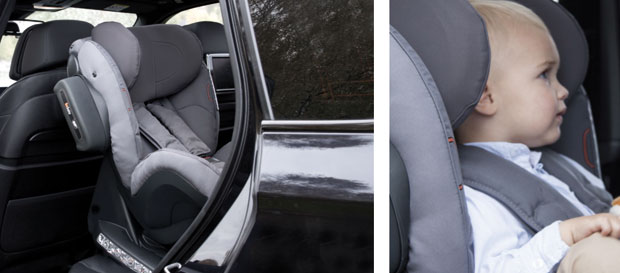 BeSafe seggiolino auto iZi Kid X2 i-Size 2017 - vista del seggiolino in auto - cercaseggiolini