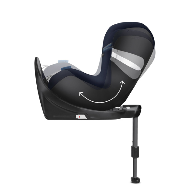 Cybex Sirona M2 i-Size: particolare dello schienale reclinabile