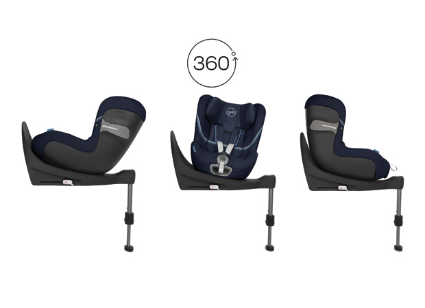 Cybex Sirona S i-Size: la rotazione a 360