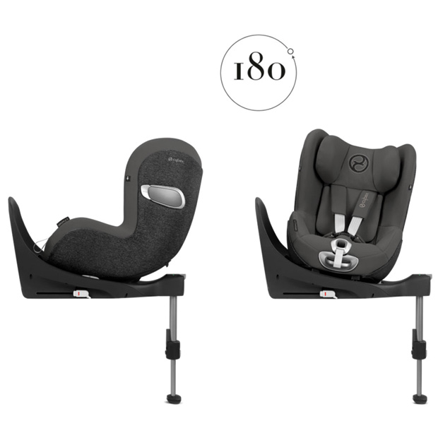 La rotazione a 180° di Cybex Sirona Z i-Size R