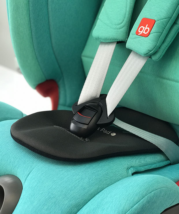 Tippy Pad - dispositivo anti abbandono approvato Cybex e gb - vista su seggiolino gb -cercaseggiolini