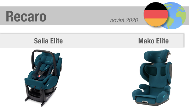 Le due novità di. Recaro: Salia Lite e Malia Elite