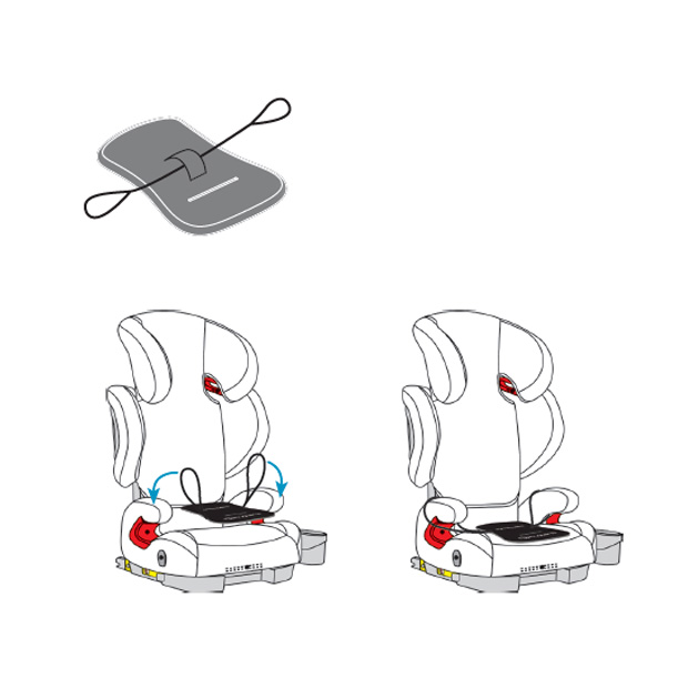 L'accessorio in dotazione per il fissaggio di Babyguard a Best duoFix di Foppapedretti