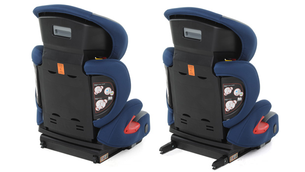 Vista posteriore con agganci Isofix di Foppapedretti Best duoFix