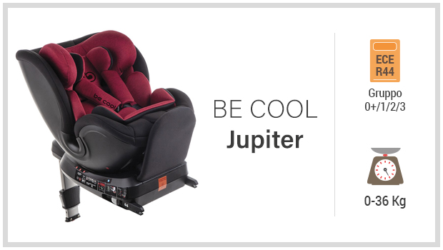 Be Cool Jupiter - Miglior seggiolino gruppo 0123 - Guida all'acquisto