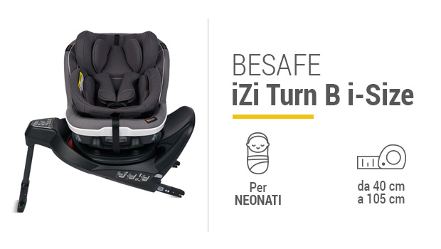 BeSafe iZi Turn B i-Size - I migliori seggiolini da 0 a 4 anni - Guida acquisto
