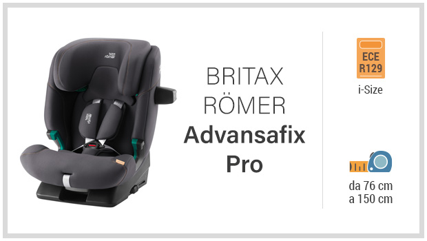 Britax Rmer ADVANSAFIX Pro - Miglior seggiolino i-Size 76-150 - Guida all'acquisto