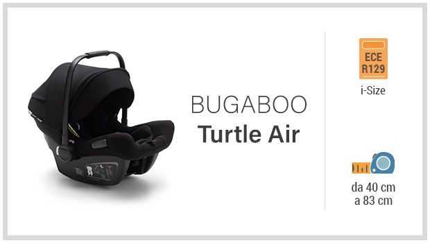 Bugaboo Turtle Air - Miglior ovetto i-Size nei Crash Test ADAC