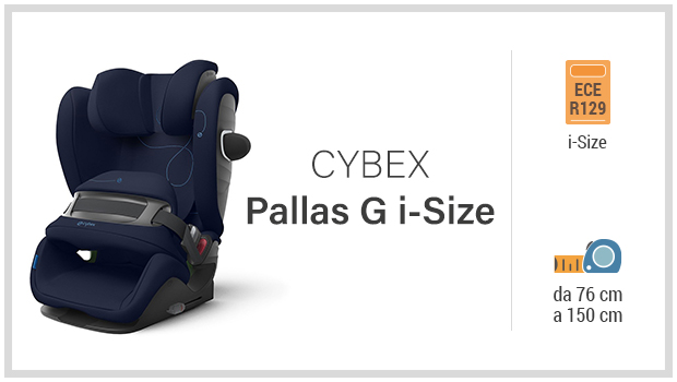 Cybex Pallas G i-Size - Miglior seggiolino i-Size 76-150 - Guida all'acquisto