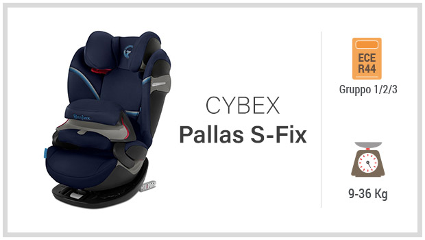 Cybex Pallas S-Fix - Miglior seggiolino gruppo 123 - Guida all'acquisto