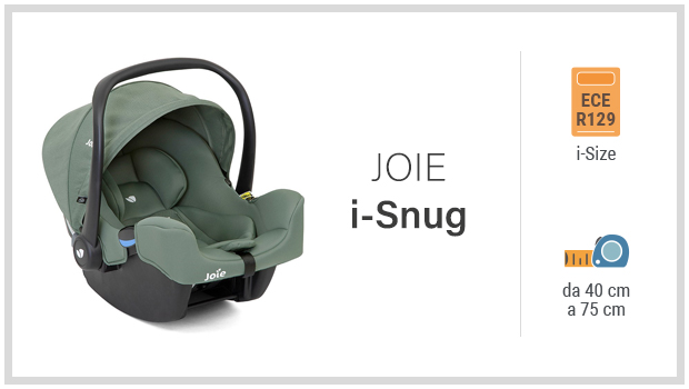 Joie i-Snug - Miglior ovetto i-Size - Guida allacquisto