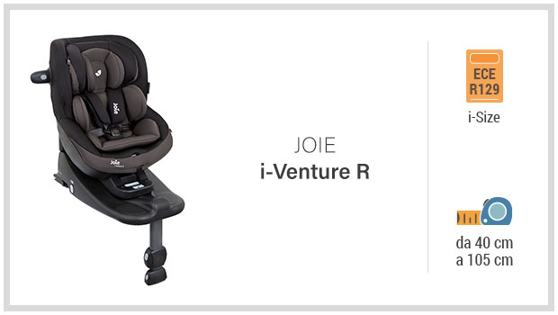 Joie i-Venture R - Miglior seggiolino i-Size 40-105 - Guida all'acquisto