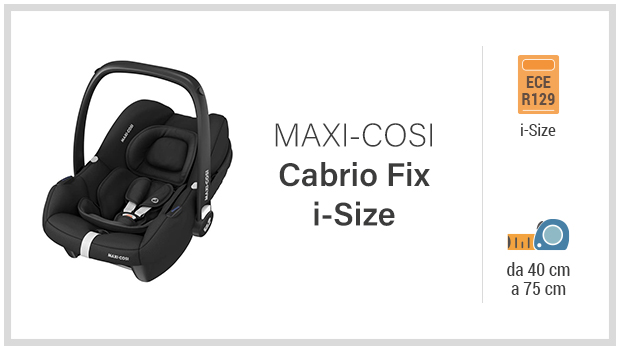 Maxi-Cosi CabrioFix i-Size - Miglior ovetto i-Size nei Crash Test ADAC