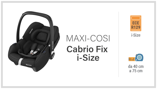 Maxi-Cosi Cabrio Fix i-Size - Miglior ovetto i-Size - Guida allacquisto