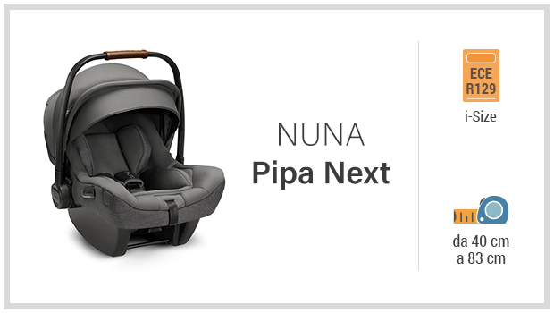 Nuna Pipa Next - Miglior ovetto i-Size nei Crash Test ADAC