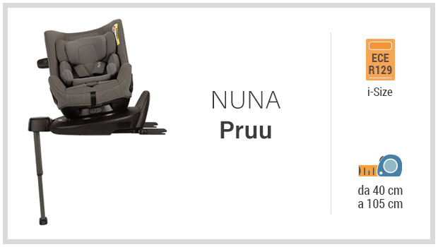 Nuna Pruu - Miglior seggiolino i-Size 40-105 - Guida all'acquisto