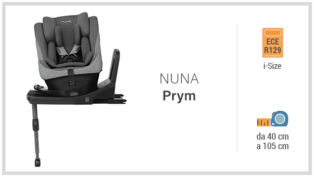 Nuna Prym - Miglior seggiolino i-Size 40-105 - Guida all'acquisto