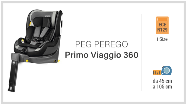 Peg Perego Primo Viaggio 360 - Miglior seggiolino i-Size 40-105 - Guida all'acquisto