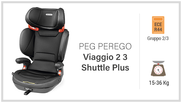 Peg Perego Viaggio 2 3 Shuttle Plus - Miglior seggiolino 2-3 - Guida all'acquisto