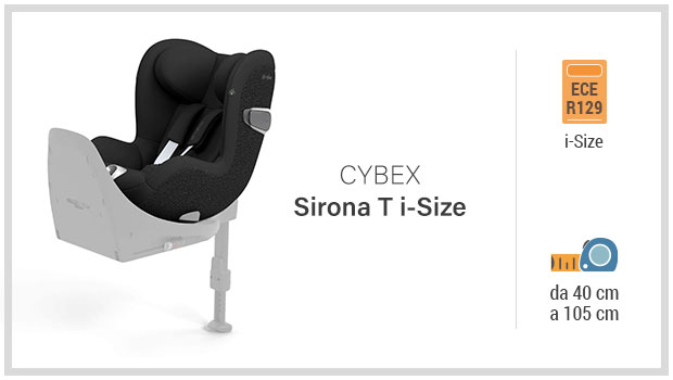 Cybex Sirona T i-Size - Miglior seggiolino i-Size 40-105 - Guida all'acquisto