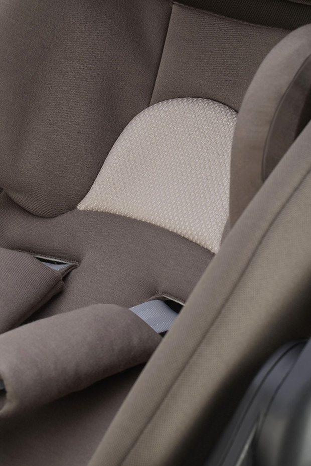 Inglesina Darwin Infant Recline Evo - dettaglio tessuti traspiranti