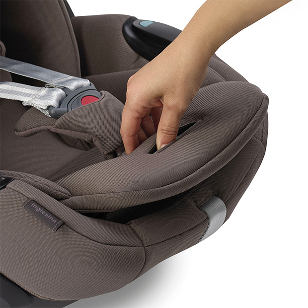 Inglesina Darwin Infant Recline Evo - dettaglio maniglia di regolazione della reclinazione