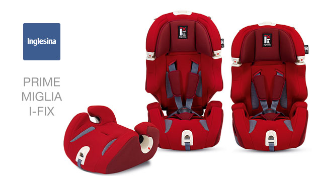 Inglesina seggiolino auto Prime Miglia I-Fix 2017 - Gruppo 1-2-3 - cercaseggiolini