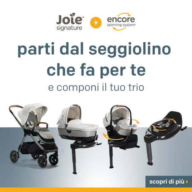 Joie Signature Encore Spinning System - parti dal seggiolino e componi il trio