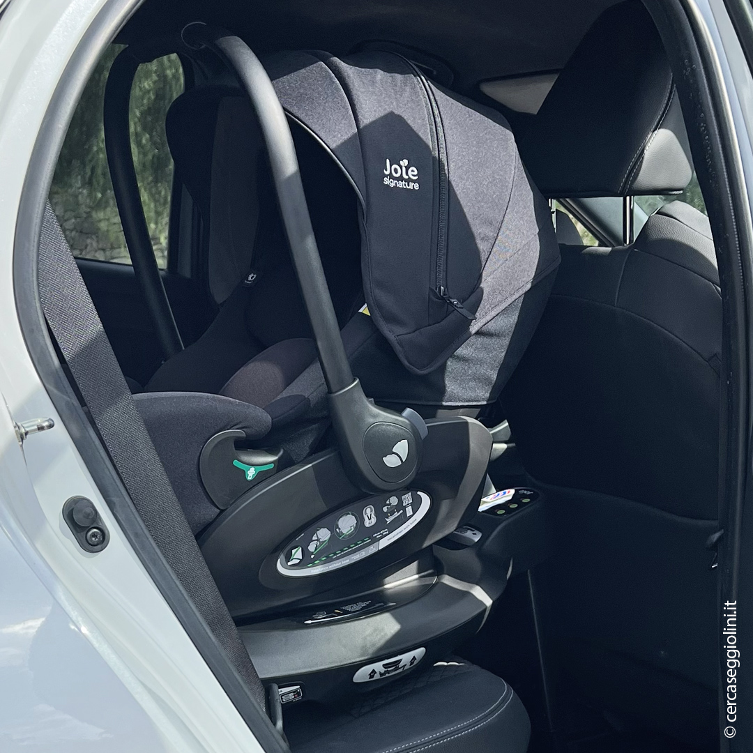 Joie Signature i-Base Encore - Vista con seggiolino auto i-Level Pro