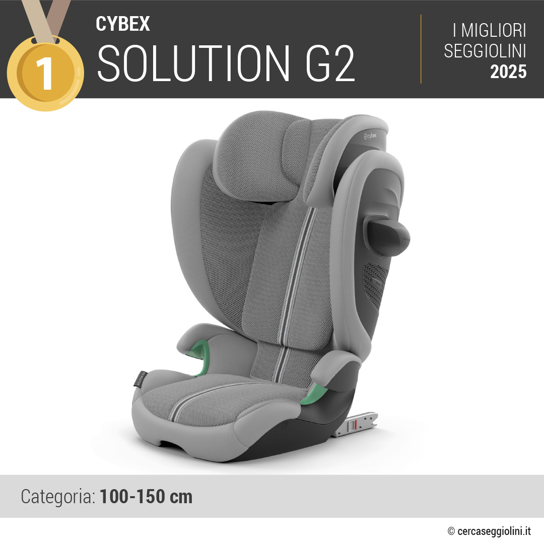 Miglior seggiolino auto 2025 - categoria 100-150 cm - Cybex Solution G2
