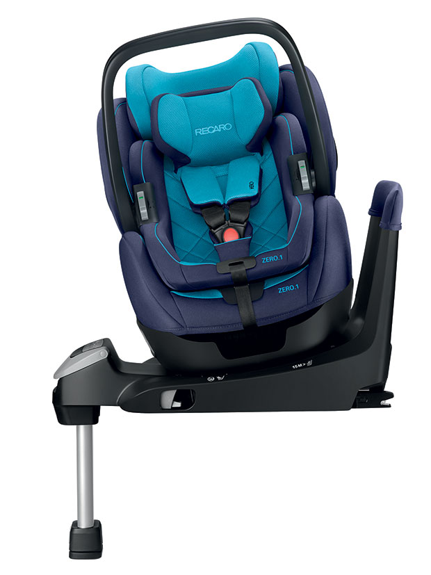 Recaro Zero.1 Elite vista laterale con base girevole - novità seggiolini auto 2018