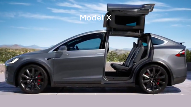 Una delle auto testate: Tesla Model X (Foto dal sito ufficiale Tesla)